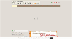 Desktop Screenshot of hotelaristonmisano.com